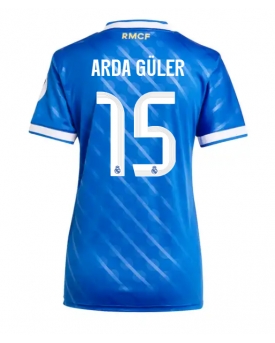 Real Madrid Arda Guler #15 Maglia Gara Terza Repliche 2025-26 Donna Maniche Corte